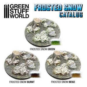 画像2: グリーンスタッフワールド[GSWD-10726]情景素材 雪を被った茂み 高さ6mm グリーン(粘着剤付) (2)