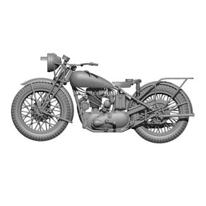 画像3: H3 Models[HS16012]1/16 WWII 英国陸軍軍用バイク「ボーントゥライド」 (3)