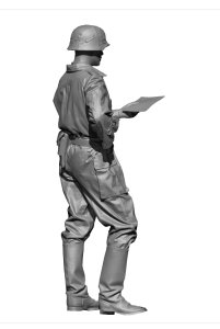 画像2: H3 Models[HS16018]1/16 WWII ドイツ戦車乗組員(イタリアンパターン) (2)