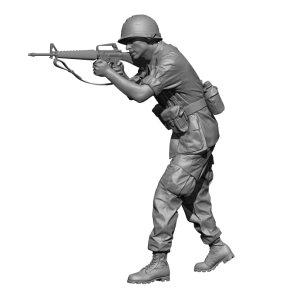 画像2: H3 Models[HS16101]1/16 現用 アメリカ ベトナム戦争の兵士「止まれ！」 (2)