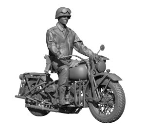画像2: H3 Models[HS16109]1/16 WWII アメリカ空挺師団「アメリカンライダー」(バイク付) (2)