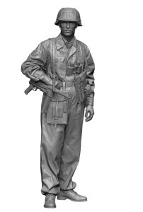 画像3: H3 Models[HS16142]1/16 WWII ドイツ 武装親衛隊 MP40を持つ将校 ノルマンディー (3)