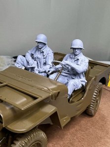 画像6: H3 Models[HS24025]1/24 WWII アメリカ陸軍空挺隊員運転手&搭乗兵セット (6)