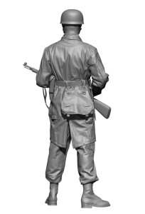 画像3: H3 Models[HS24088]1/24 WWII ドイツ 降下猟兵＃3 銃を構える小銃手 (3)