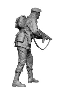 画像4: H3 Models[HS24149]1/24 WWII イギリス トンプソン短機関銃を持つ空挺部隊兵士 (4)