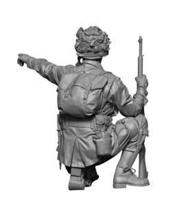 画像3: H3 Models[HS24151]1/24 WWII アメリカ ノルマンディーの空挺部隊員＃5 方向指示 (3)