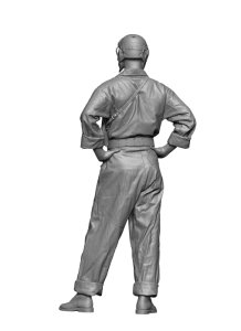 画像3: H3 Models[HS35106]1/35 WWII アメリカ 腰に手を当てて立つ戦車兵 (3)