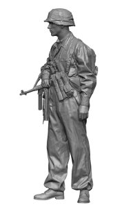 画像4: H3 Models[HS35142]1/35 WWII ドイツ 武装親衛隊 MP40を持つ将校 ノルマンディー (4)