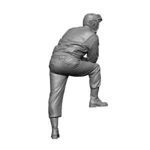 画像3: H3 Models[HS48023]1/48 WWII アメリカ陸軍戦車兵長 片足をつける戦車兵長 (3)