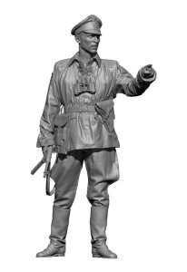 画像1: H3 Models[HS48135]1/48 WWII ドイツ 指揮をとる武装親衛隊指揮官 (1)