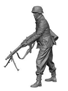 画像8: H3 Models[HS48137]1/48 WWII ドイツ 武装親衛隊 MG42機関銃手 (8)