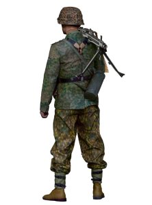 画像3: H3 Models[HS48141]1/48 WWII ドイツ 武装親衛隊 MG42機関銃手 ノルマンディー＃1 (3)