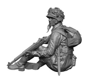 画像4: H3 Models[HS48152]1/48 WWII アメリカ ノルマンディーの空挺部隊員＃6 警戒 (4)