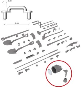 画像2: HDMODELS[HDM35192]1/35 U.S. OVM kit universal use (2)
