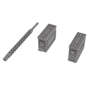 画像2: HDMODELS[HDM35227]1/35 M1919A4 late barrels with M1ammo boxes (2)