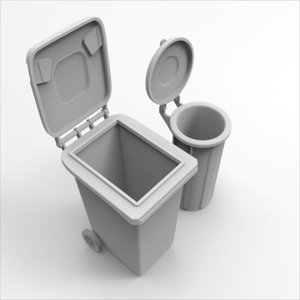 画像4: HDMODELS[HDM35014]1/35 ジオラマアクセサリー 現用 ゴミバケツ(2個入) (4)