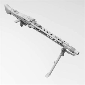 画像2: HDMODELS[HDM35034]1/35 WWII ドイツ MG42機関銃 後期型(2個入) (2)