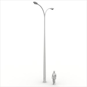 画像3: HDMODELS[HDM35037]1/35　Modern twin street light pole (3)