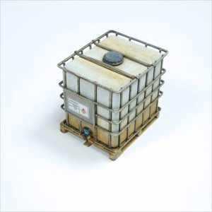 画像1: HDMODELS[HDM35065]1/35 ジオラマアクセサリー 現用 IBCタンク 1000リットル (1)
