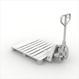 画像2: HDMODELS[HDM35075]1/35　transpallet with wooden pallet (2)