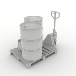 画像4: HDMODELS[HDM35077]1/35　transpallet&loads type 1 (4)