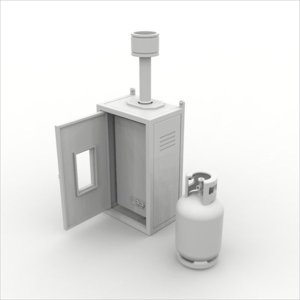 画像4: HDMODELS[HDM35085]1/35　central Heating with gas cylinder (4)