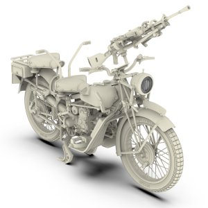 画像1: HDMODELS[HDM35122]1/35 R.E.MOTO Guzzi Alce 500 (1)