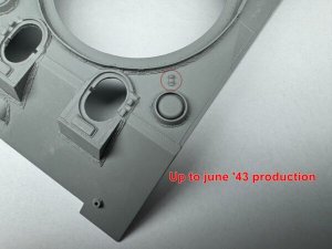 画像2: HDMODELS[HDM35176]1/35 WWII アメリカ M4A2シャーマン用 フィッシャー製溶接上部車体(初期/後期) コンバージョンセット (2)