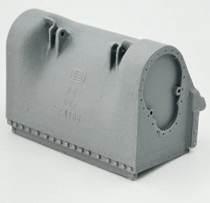 画像2: HDMODELS[HDM35177]1/35 WWII アメリカ M4シャーマン用 E4186型変速機カバー 初期型(鋳造製/段付き アスカモデル用) (2)