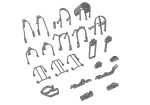 画像2: HDMODELS[HDM35184]1/35　M4 Sherman cast hull brushguards and details (2)