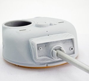 画像2: HDMODELS[HDM35202]1/35 WWII アメリカ M4シャーマン用 75mmローバスル砲塔 T6“サーファイザー”アタッチメント付 (2)