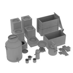 画像2: HDMODELS[HDM35228]1/35 WWII イギリス 5時のお茶会セット (2)