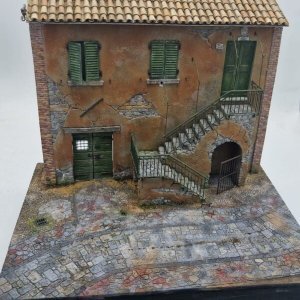 画像3: HDMODELS[HDM35233]1/35 汎用 イタリアの農家ジオラマベース (3)