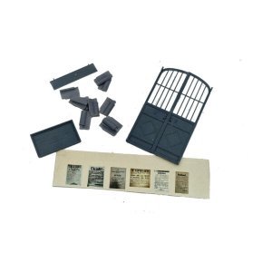 画像4: HDMODELS[HDM35234]1/35 汎用 イタリアの鉄門付の塀 (4)