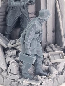 画像6: HDMODELS[HDM35271]1/35 WWII ドイツ 降下猟兵 モンテ・カッシーノの戦い1944 ジオラマセット (6)