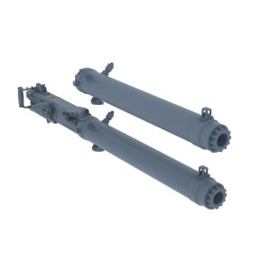 画像3: HDMODELS[HDM35281]1/35 WWII アメリカ M2重機関銃 水冷式銃身(2本入) (3)