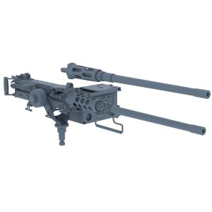 画像3: HDMODELS[HDM35283]1/35 WWII アメリカ M2重機関銃 第二次大戦タイプ 後期型ピントル (3)