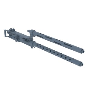 画像3: HDMODELS[HDM35284]1/35 WWII アメリカ AN/M2重機関銃 初期型/後期型クーリングジャケット付 (3)