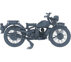 画像3: HDMODELS[HDM35291]1/35 WWII イタリア PAI モトグッチAlce 500 軍用オートバイ (3)