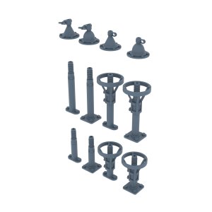 画像1: HDMODELS[HDM35293]1/35 Commonwealth wireless N°19 antenna bases (1)