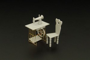 画像2: Hauler[HLU35085]1/35 WWII シンガー社製 ミシンセット (2)