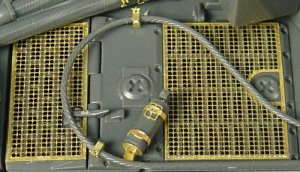 画像1: Hauler[HLX48008]1/48WWII独 ティーガーI初期型 グリルメッシュセット(タミヤ用) (1)