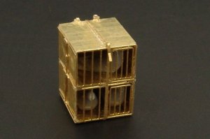 画像2: Hauler[HLX48312]1/48WWII独 軍用伝書鳩とケージ (2)