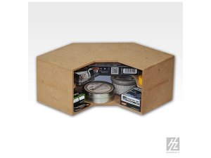 画像2: ホビーゾーン[HBZOM04]コーナー棚モジュール (2)