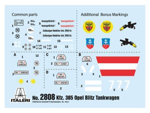 画像2: イタレリ[IT2808] 1/48 オペルブリッツ 燃料補給車 Kfz.385 (2)