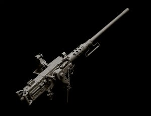 画像2: K59[C-021] 1/35 M2重機関銃 M23 ガンマウント付き (2)