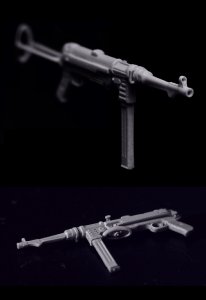 画像7: 1120[Z-18]1/35 WWII 独 ソ連 サブマシンガンセット (7)