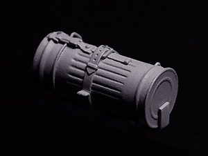 画像5: K59[Z-20]1/35 WWII ドイツ ガスマスクケース 車両マウント付き(2個入) (5)