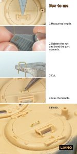 画像2: LIANG MODEL[LIANG-0235]ハンドルベンディングツール (2)