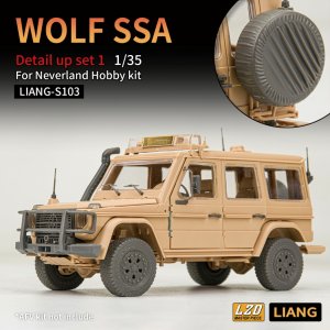 画像1: LIANG MODEL[LIANG-S103]1/35 ウルフ SSA用ディテールセット 1 (ネバーランドホビー用) (1)
